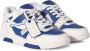 Off White Blauw en wit leren sneakers met pijl motief White Heren - Thumbnail 3