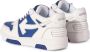 Off White Blauw en wit leren sneakers met pijl motief White Heren - Thumbnail 5