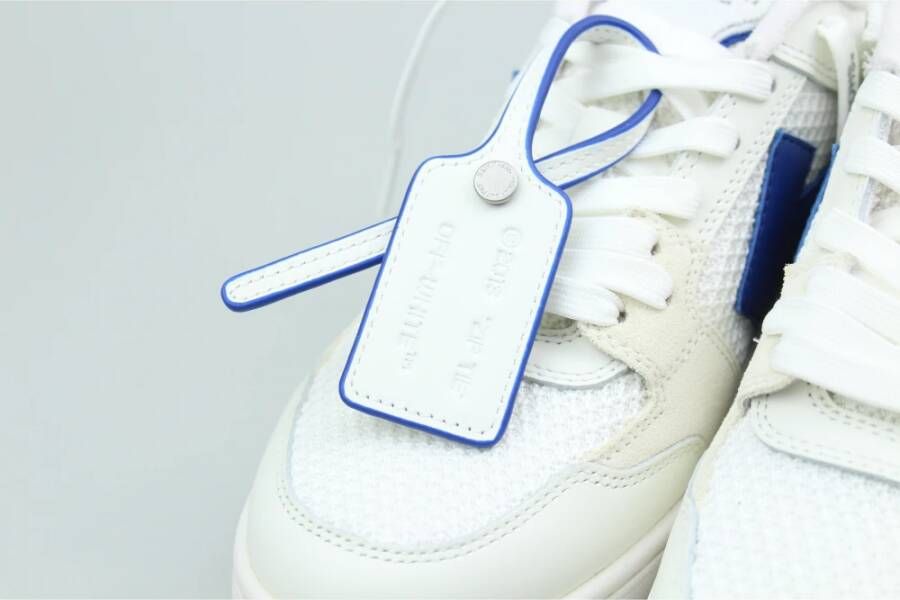 Off White Blauw Wit Slim Out Of Office Sneaker White Dames