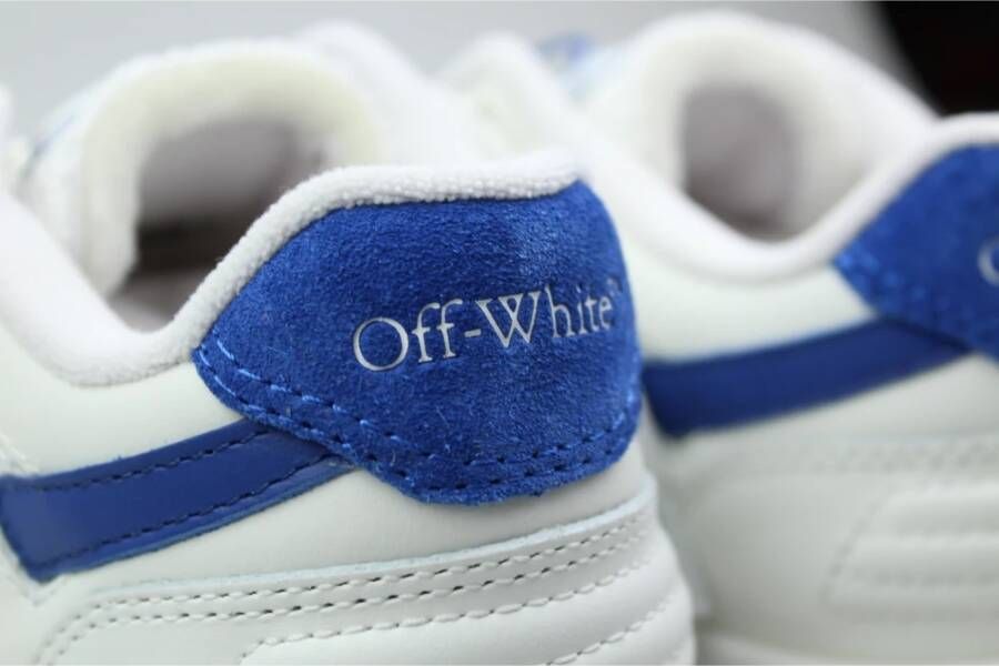 Off White Blauw Wit Slim Out Of Office Sneaker White Dames