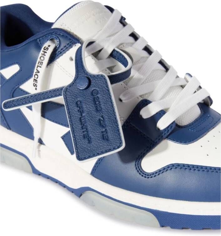 Off White Blauwe Sneakers Out Of Office Blue Heren