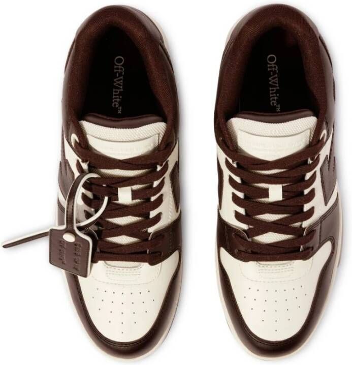 Off White Bruine Sneakers voor een stijlvolle look Brown Heren