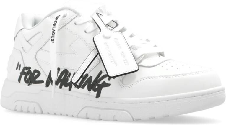 Off White Buiten Kantoor Voor Wandelsneakers White Heren