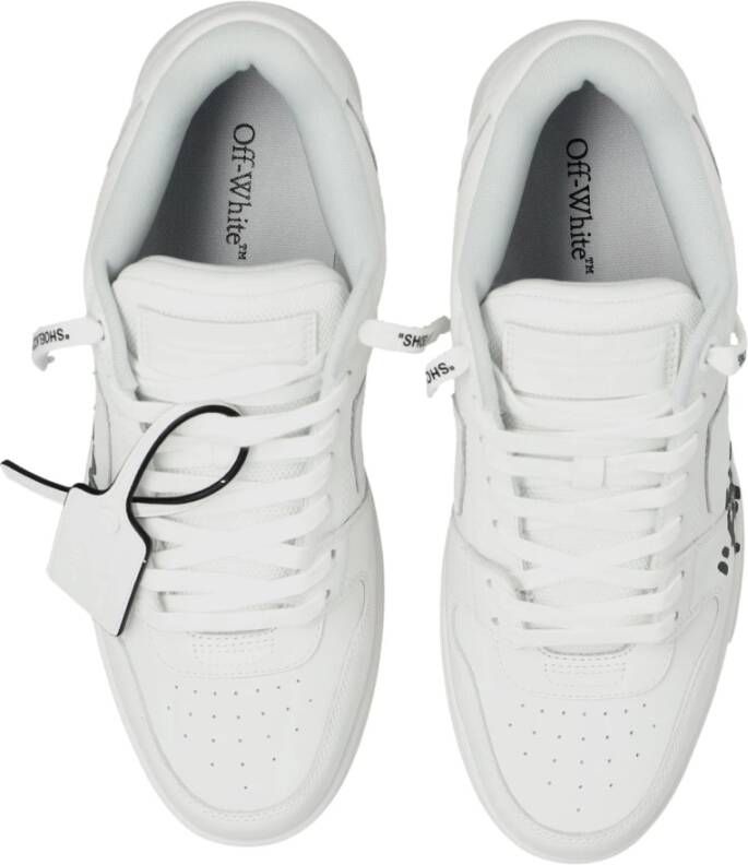 Off White Buiten Kantoor Voor Wandelsneakers White Heren