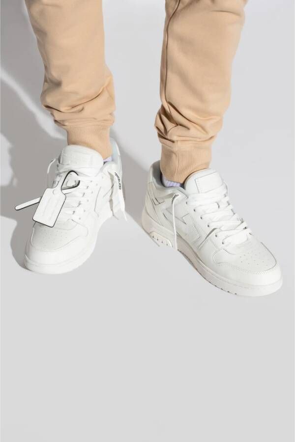 Off White Buiten Kantoor Voor Wandelsneakers White Heren