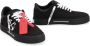 Off White Canvas lage sneakers met leren inzetstuk Black Dames - Thumbnail 12