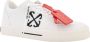 Off White Canvas Vulcanized Sneakers met Arrow Logo White Heren - Thumbnail 3