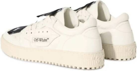 Off White Casual Lage Top Sneakers Beige Heren