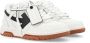 Off White Witte Leren Lage Sneakers met Pijl Patch White Dames - Thumbnail 4