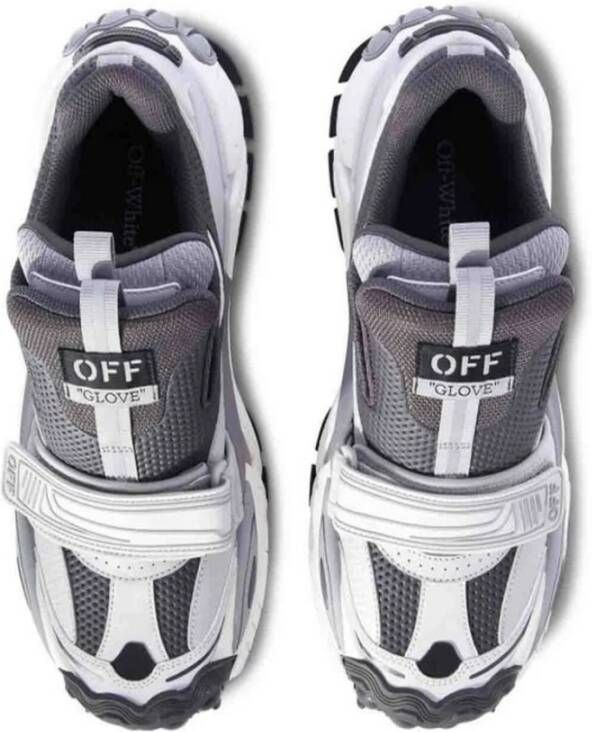 Off White Casual Sneaker Schoenen voor Mannen Gray Heren