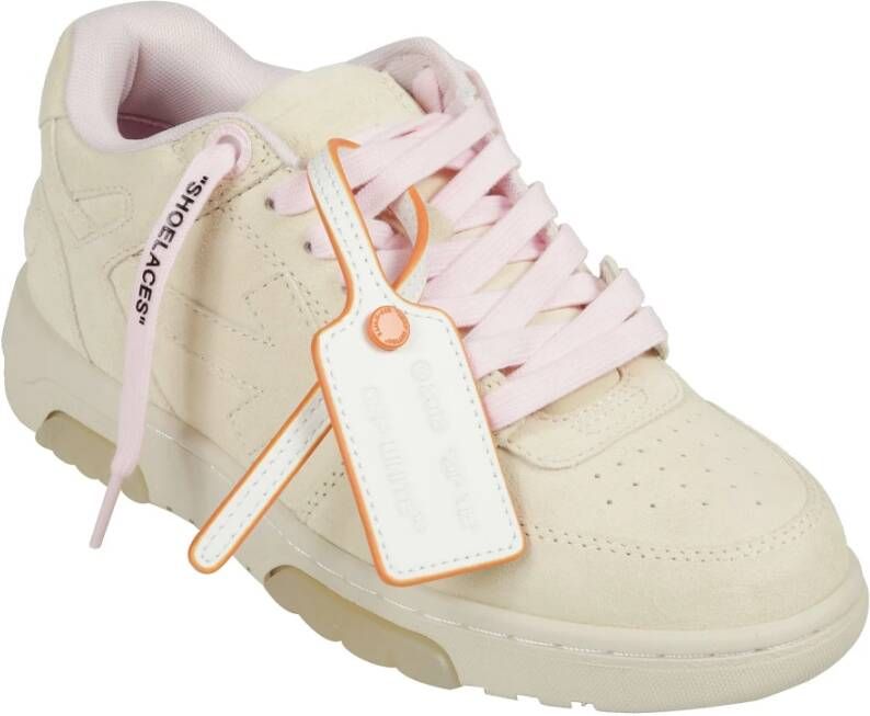 Off White Casual Sneakers voor dagelijks gebruik Beige Dames