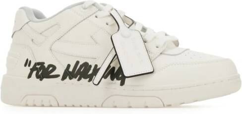 Off White Casual Sneakers voor Dagelijks Gebruik White Heren