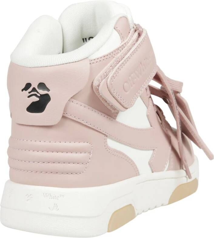 Off White Casual Sneakers voor Mannen en Vrouwen Pink Dames