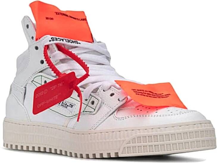 Off White Casual Sneakers voor Mannen en Vrouwen White Dames