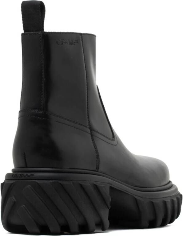 Off White Chelsea Boots Black Heren