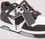 Off White Chocoladebruine sneakers met beige accenten Brown Heren - Thumbnail 18