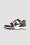 Off White Chocoladebruine sneakers met beige accenten Brown Heren - Thumbnail 4