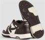 Off White Chocoladebruine sneakers met beige accenten Brown Heren - Thumbnail 6