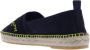 Off White Dames Bookish Canvas Espadrillas Black Dames - Thumbnail 2