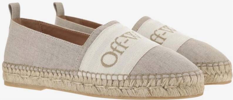 Off White Espadrilles Beige Dames