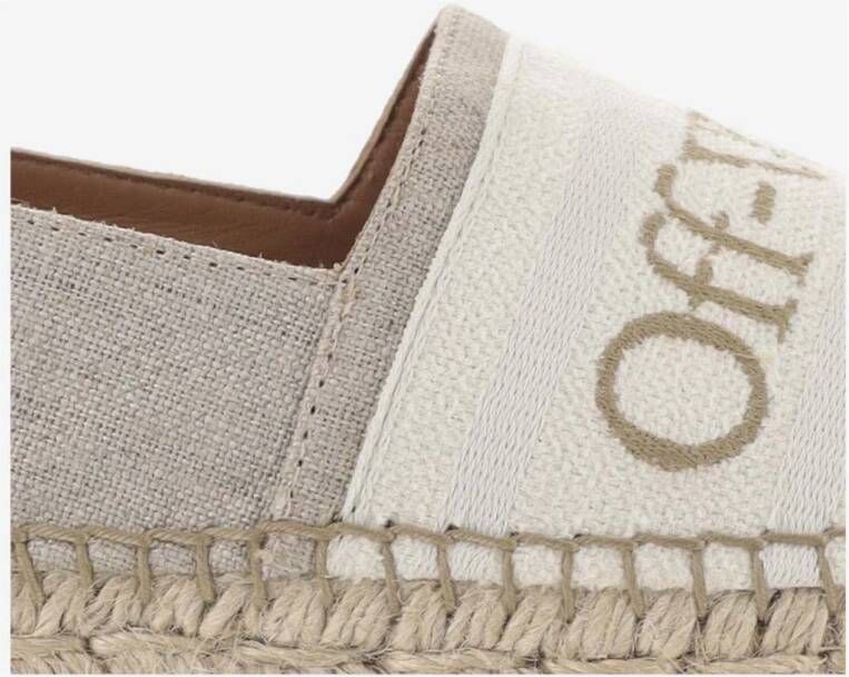 Off White Espadrilles Beige Dames