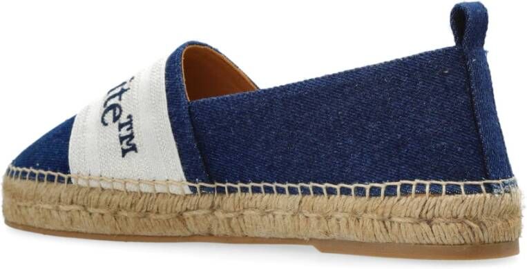 Off White Espadrilles Bookish Blue Dames