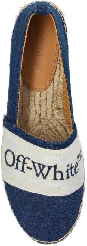 Off White Espadrilles Bookish Blue Dames