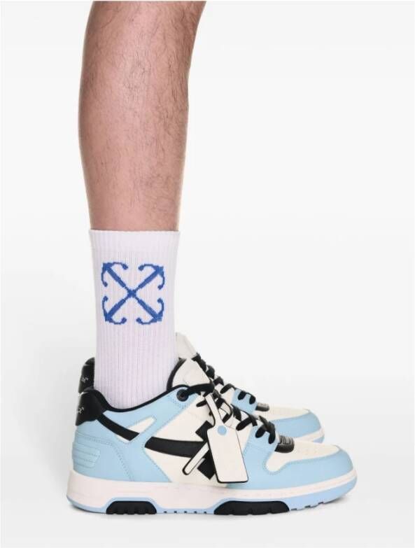 Off White Heldere Blauwe Sneakers Aw24 Blue Heren