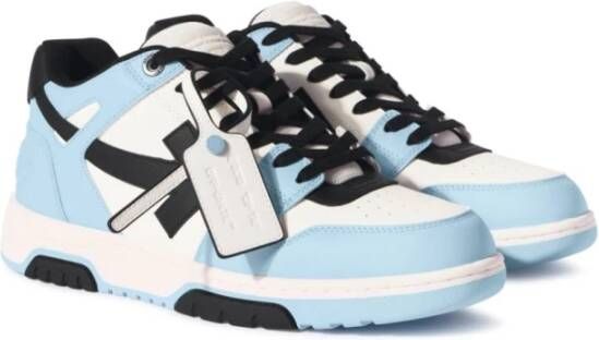 Off White Heldere Blauwe Sneakers Blue Heren