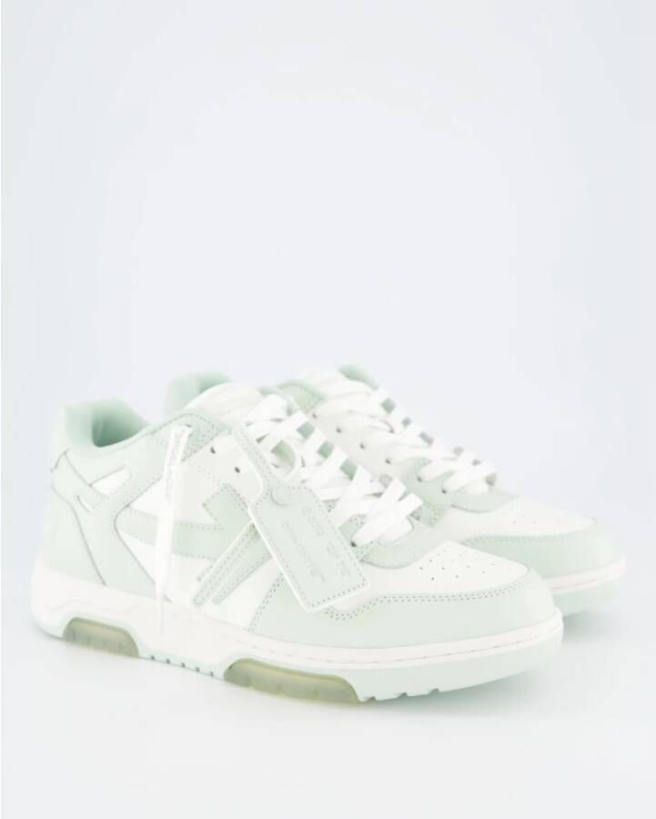 Off White Heren Wit Mint Casual Schoenen Blue Heren