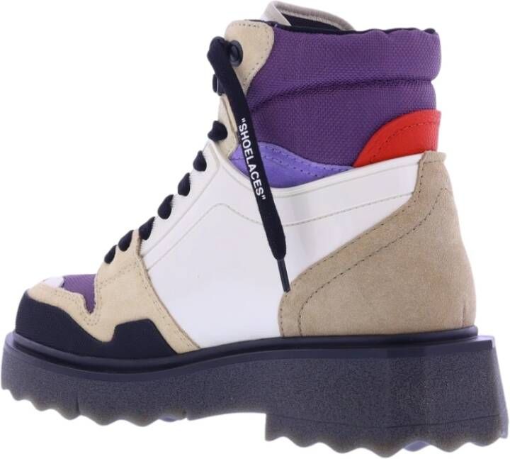 Off White Hiking Sponge Sneakerboot Beige Heren