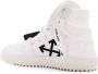 Off White High-top Sneakers met Geperforeerde Details White Heren - Thumbnail 3