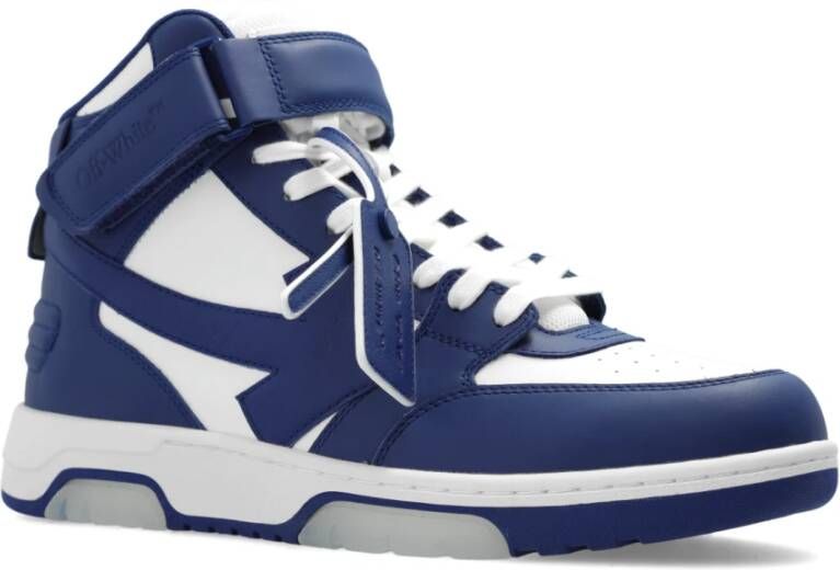 Off White Hoge sneakers voor 'Out Of Office' Blauw Heren