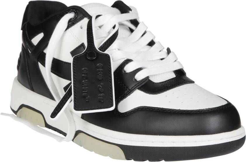 Off White Kalfsleren Kantoor Schoenen White Heren