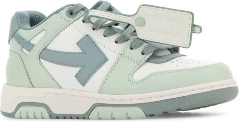 Off White Groene Sneakers voor Vrouwen Aw24 Green Dames