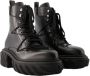 Off White Leather boots Black Dames - Thumbnail 2