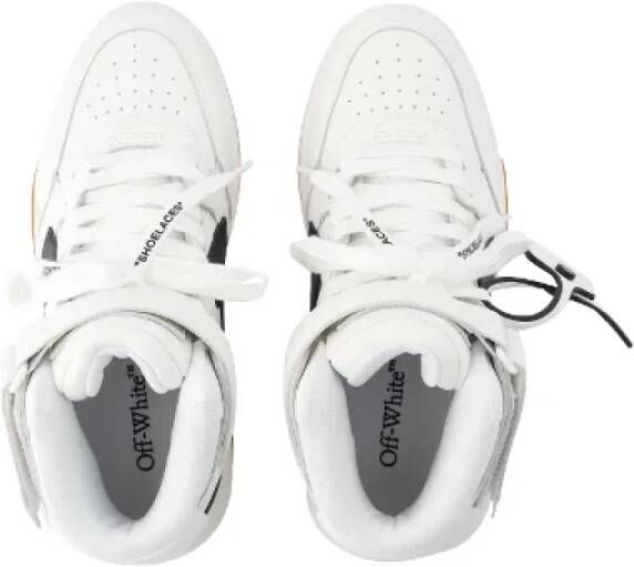 Off White Leather sneakers White Dames