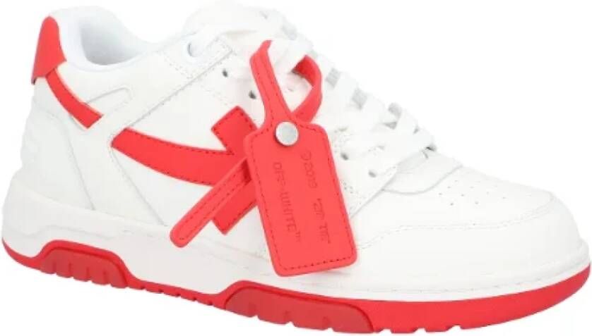 Off White Leather sneakers White Dames