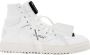 Off White Leren en canvas sneakers met ritssluiting White Heren - Thumbnail 2