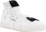 Off White Leren en canvas sneakers met ritssluiting White Heren - Thumbnail 3