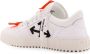 Off White Leren lage sneakers met stoffen inzetstukken White Heren - Thumbnail 3