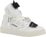 Off White Leren Sneakers met Pijllogo en Rits White Heren - Thumbnail 8