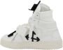 Off White Leren Sneakers met Pijllogo en Rits White Heren - Thumbnail 9