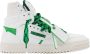 Off White Leren Zip-Tie Sneakers White Heren - Thumbnail 3