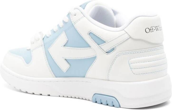 Off White Hemelsblauwe Sneakers voor Mannen Multicolor Heren