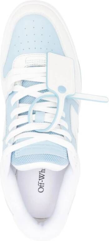 Off White Hemelsblauwe Sneakers voor Mannen Multicolor Heren