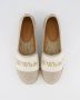 Off White Linnen Espadrilles voor Dames Beige Dames - Thumbnail 4