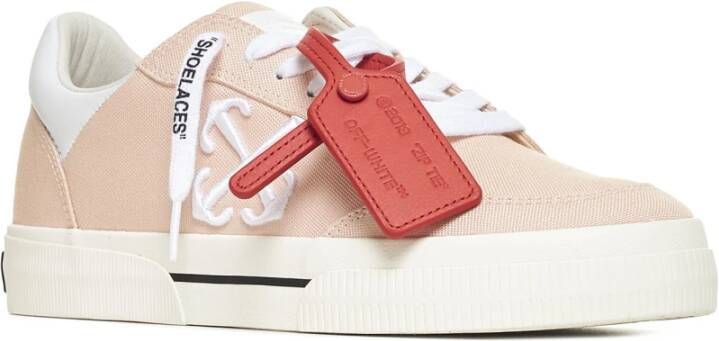 Off White Naakt canvas sneakers met pijllogo Multicolor Dames