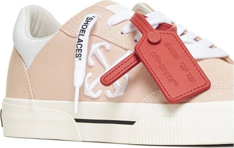 Off White Naakt canvas sneakers met pijllogo Multicolor Dames