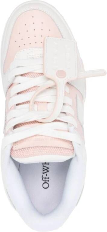 Off White Witte Sneakers met Kleurblok Ontwerp White Dames